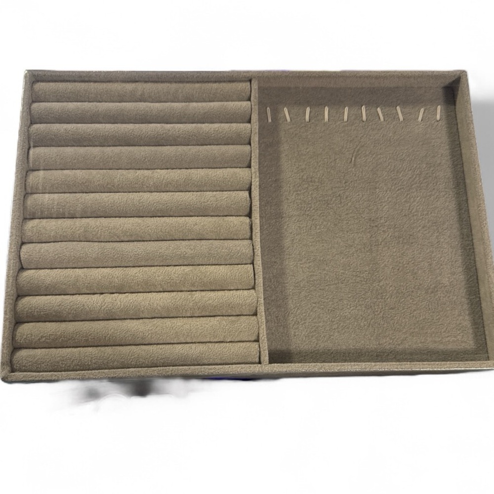 Three Gray Jewelry Organizers Tray/Display-New in pkg